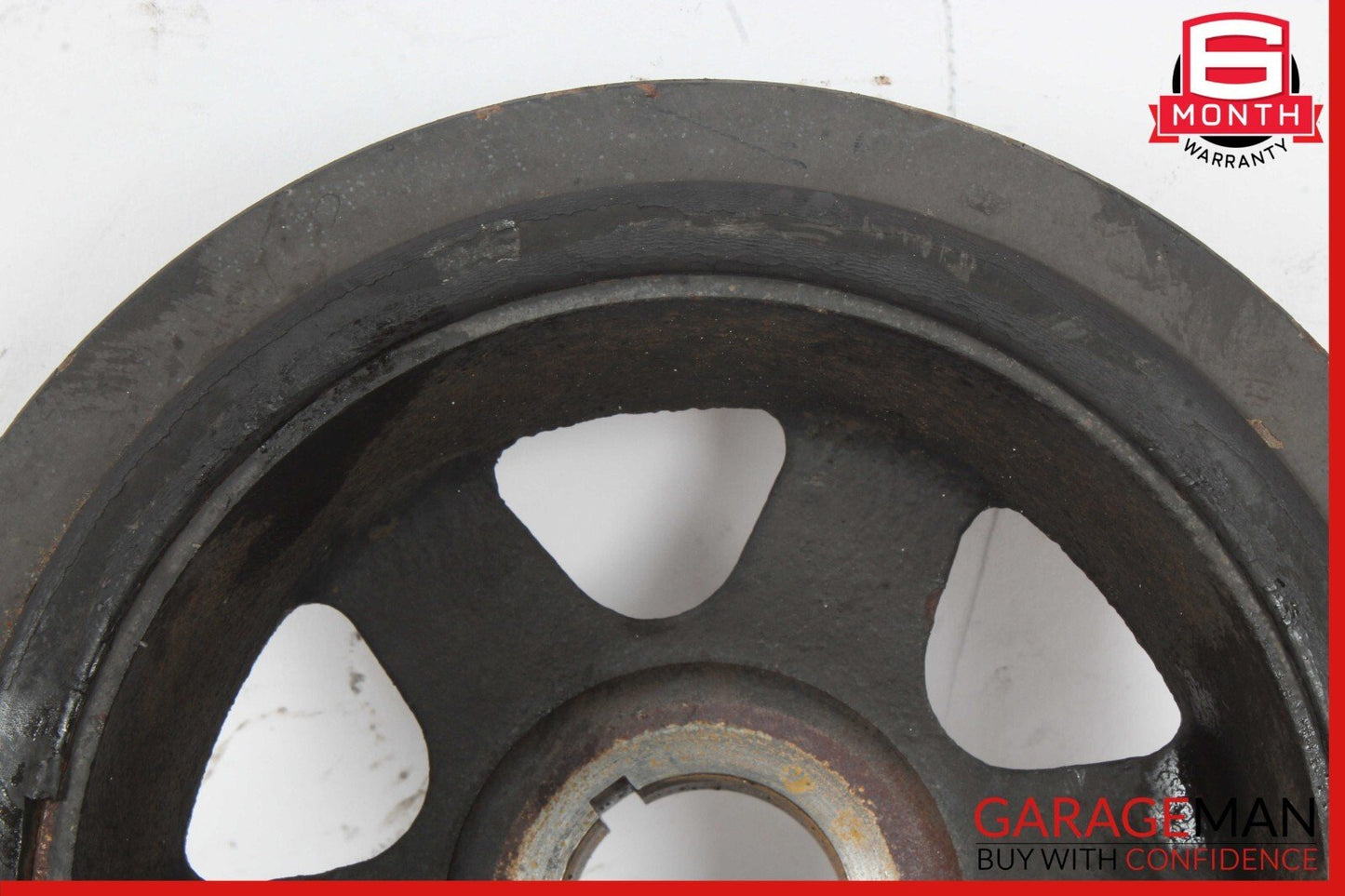 98-07 Mercedes W220 S500 Engine Motor Crankshaft Pulley Vibration Damper OEM