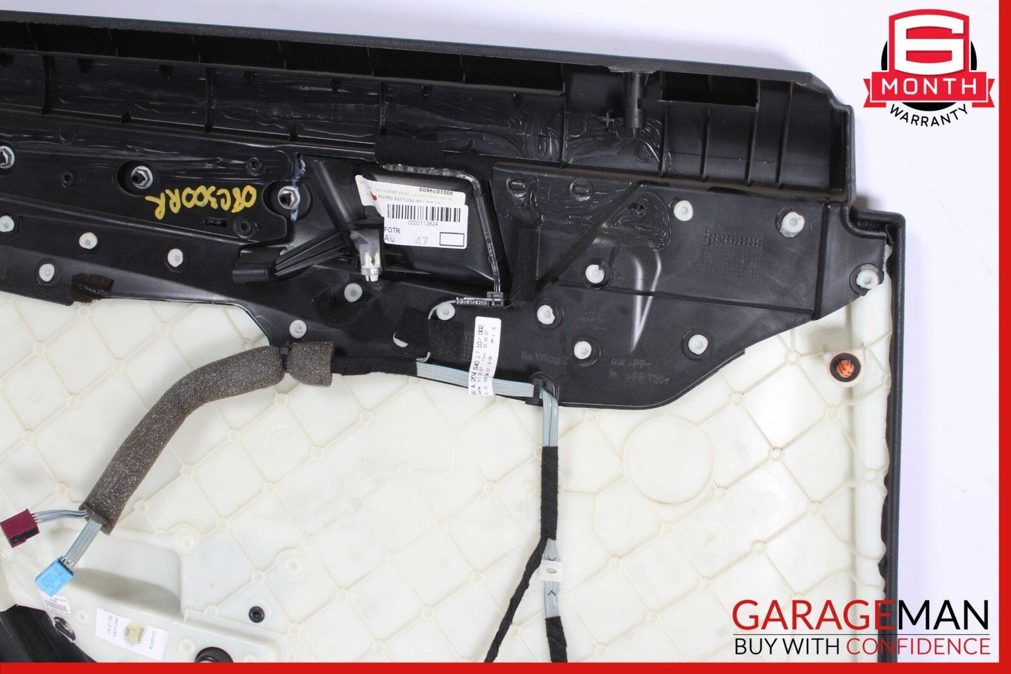 08-14 Mercedes W204 C300 Sedan Rear Right Passenger Side Door Panel Cover Black