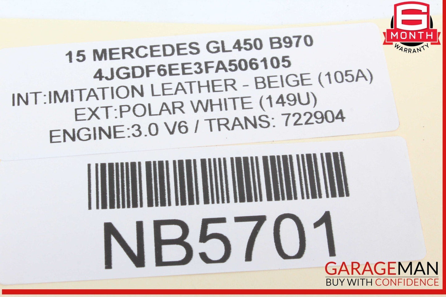 10-16 Mercedes X166 GL450 E550 C300 Front Active Lane Assist Front Camera OEM