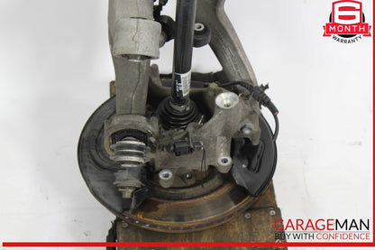 11-18 Audi A8 Rear Left Spindle Knuckle Wheel Hub w/ Control Arms & Shaft OEM