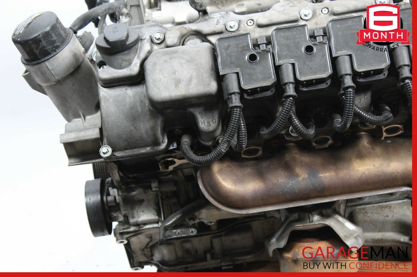 03-06 Mercedes R230 SL500 RWD Engine Motor Block Assembly OEM