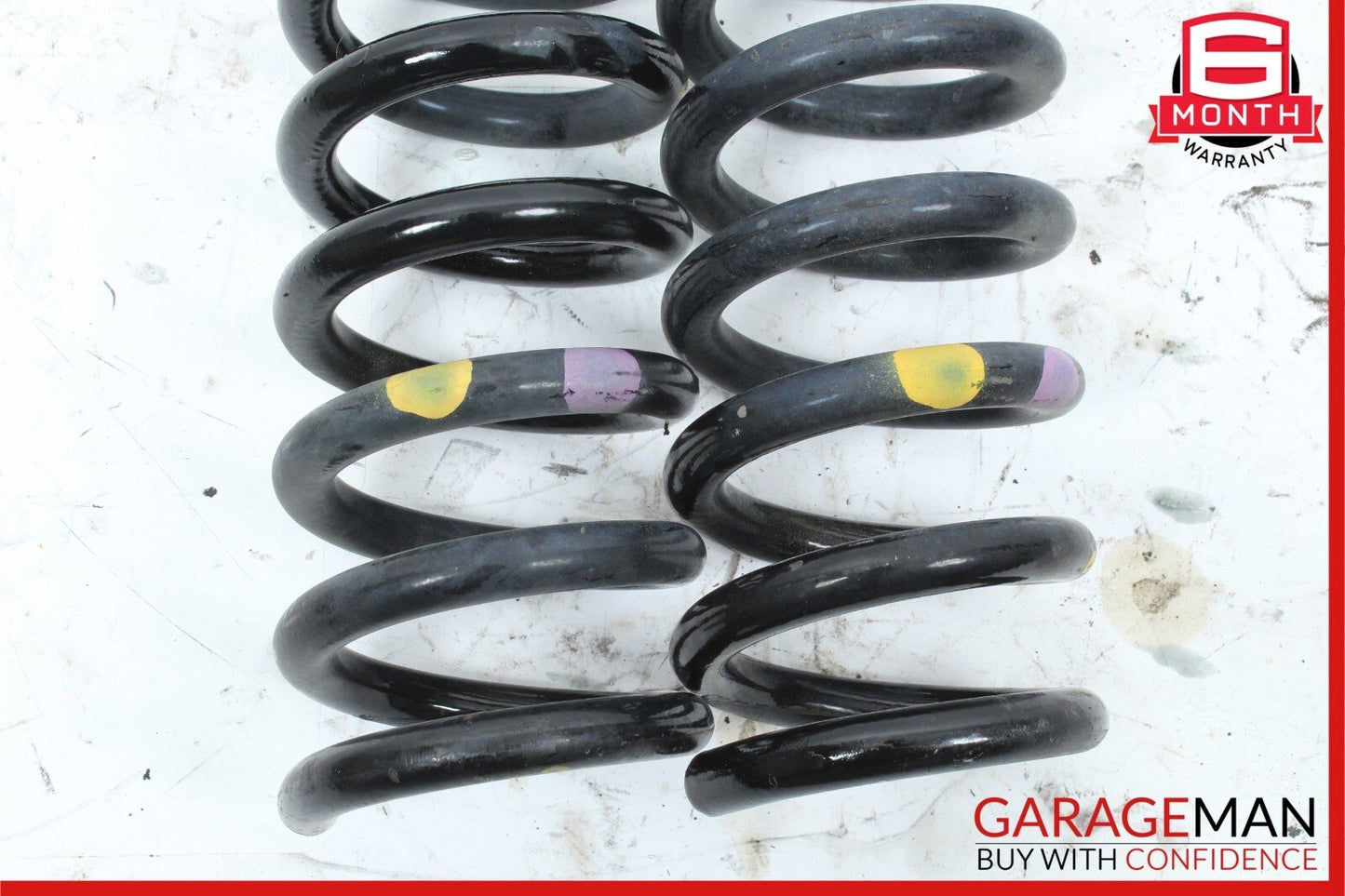 08-14 Mercedes W204 C250 Rear Left & Right Shock Absorber Coil Spring Set OEM