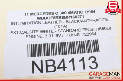 08-18 Mercedes W204 C300 4MATIC Rear Left Side Door Control Module OEM