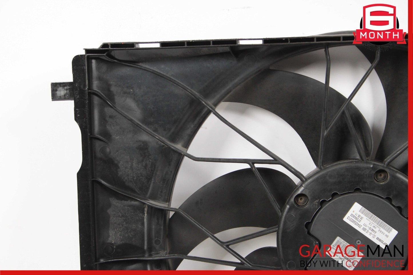 08-18 Mercedes C350 SLK350 CLS400 E350 Engine Cooling Fan Shroud Motor Assembly