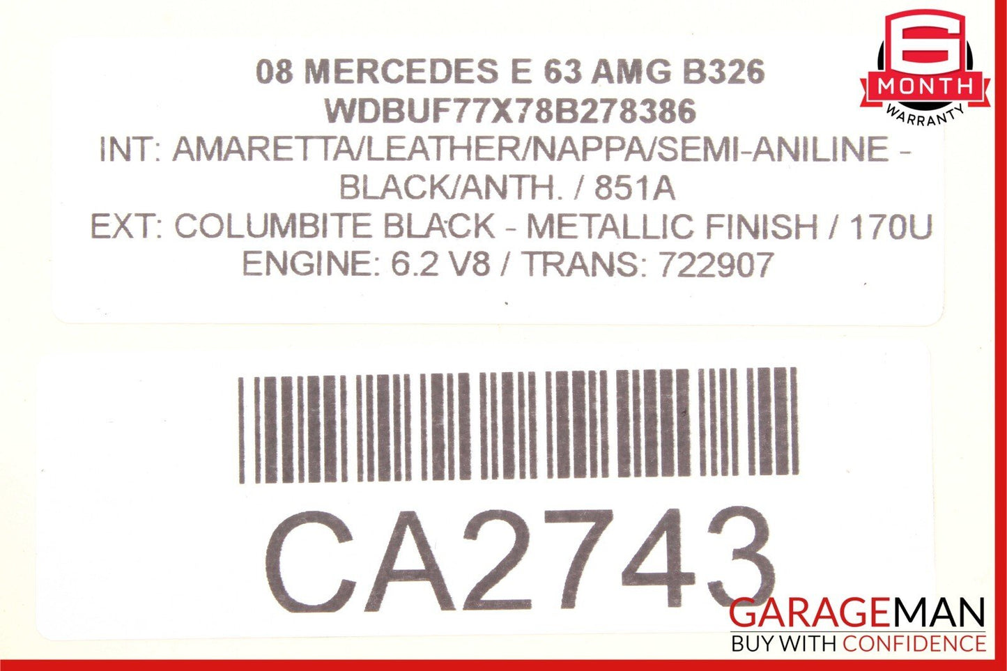 07-11 Mercedes W211 E350 CLS550 Roof Shark Fin GPS Antenna OEM