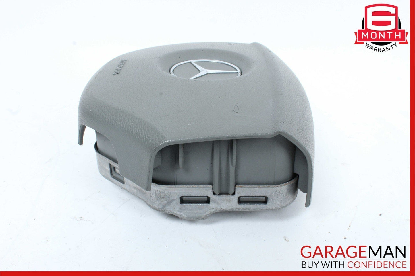 06-08 Mercedes GL350 GL450 ML350 R350 Driver Steering Wheel Airbag Leather Gray