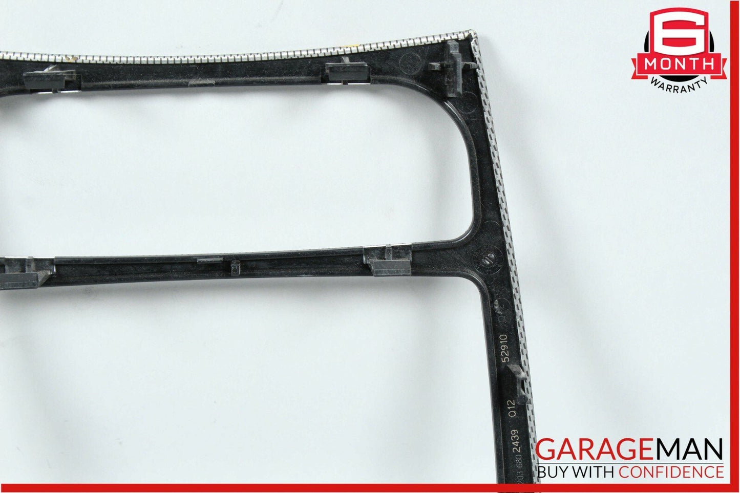 01-04 Mercedes W203 C230 Coupe Center Dash Radio Bezel Trim Panel Carbon Fiber