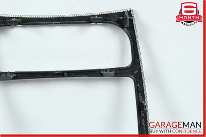 01-04 Mercedes W203 C230 Coupe Center Dash Radio Bezel Trim Panel Carbon Fiber