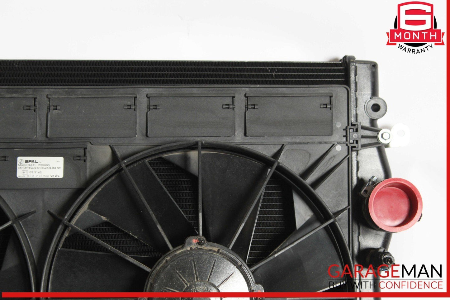 09-19 Maserati GranTurismo 4.2L Water Cooling Radiator A/C Condenser OEM