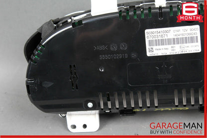 14-17 Maserati Ghibli S Speedometer Odometer Instrument Cluster Gauge OEM