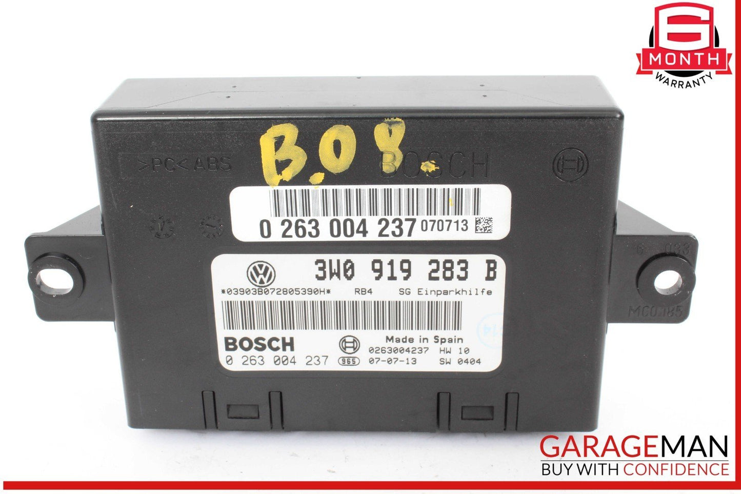 07-08 Bentley Continental GTC Park Parking Assist Control Module Unit OEM