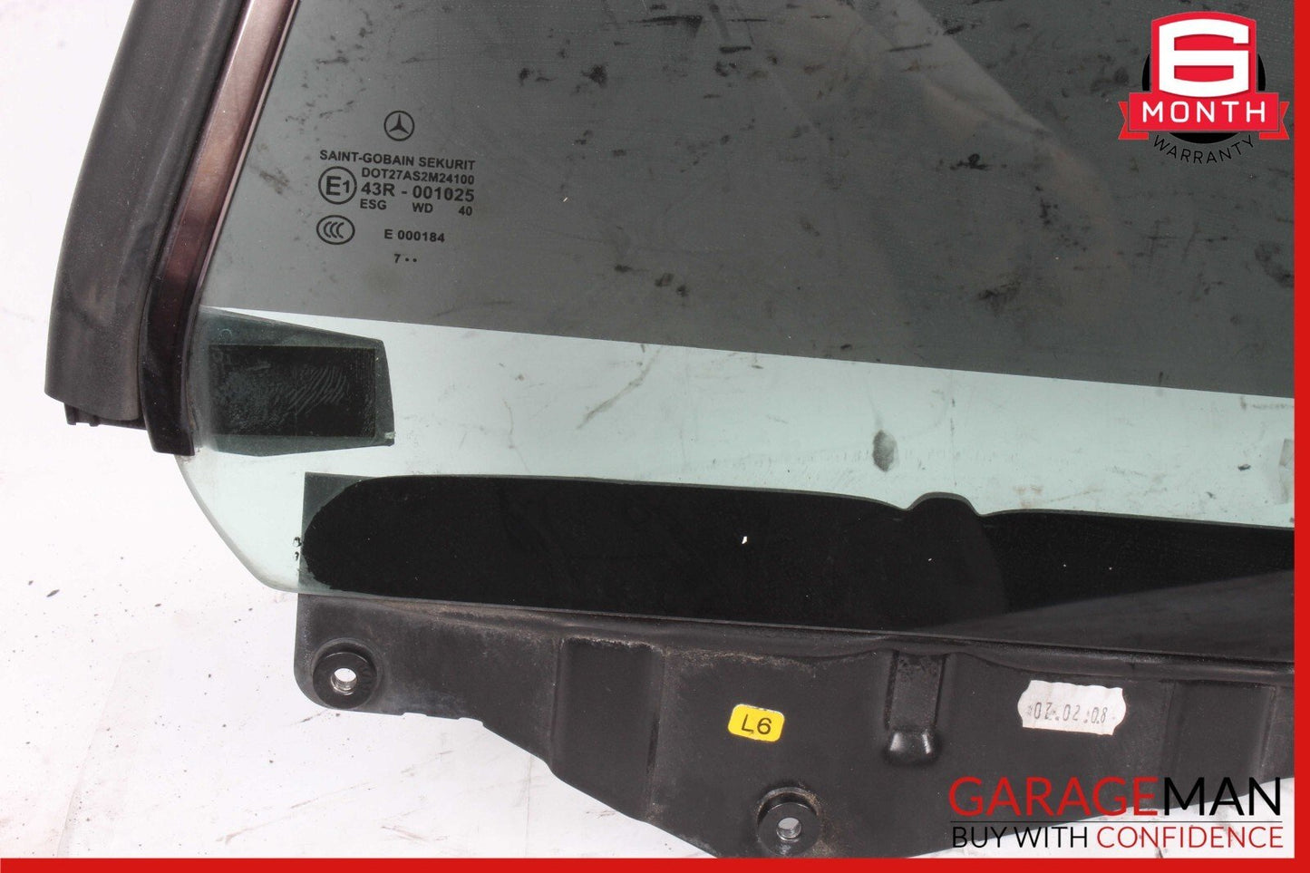 03-12 Mercedes R230 SL550 SL55 AMG Rear Left Side Quarter Window Glass OEM