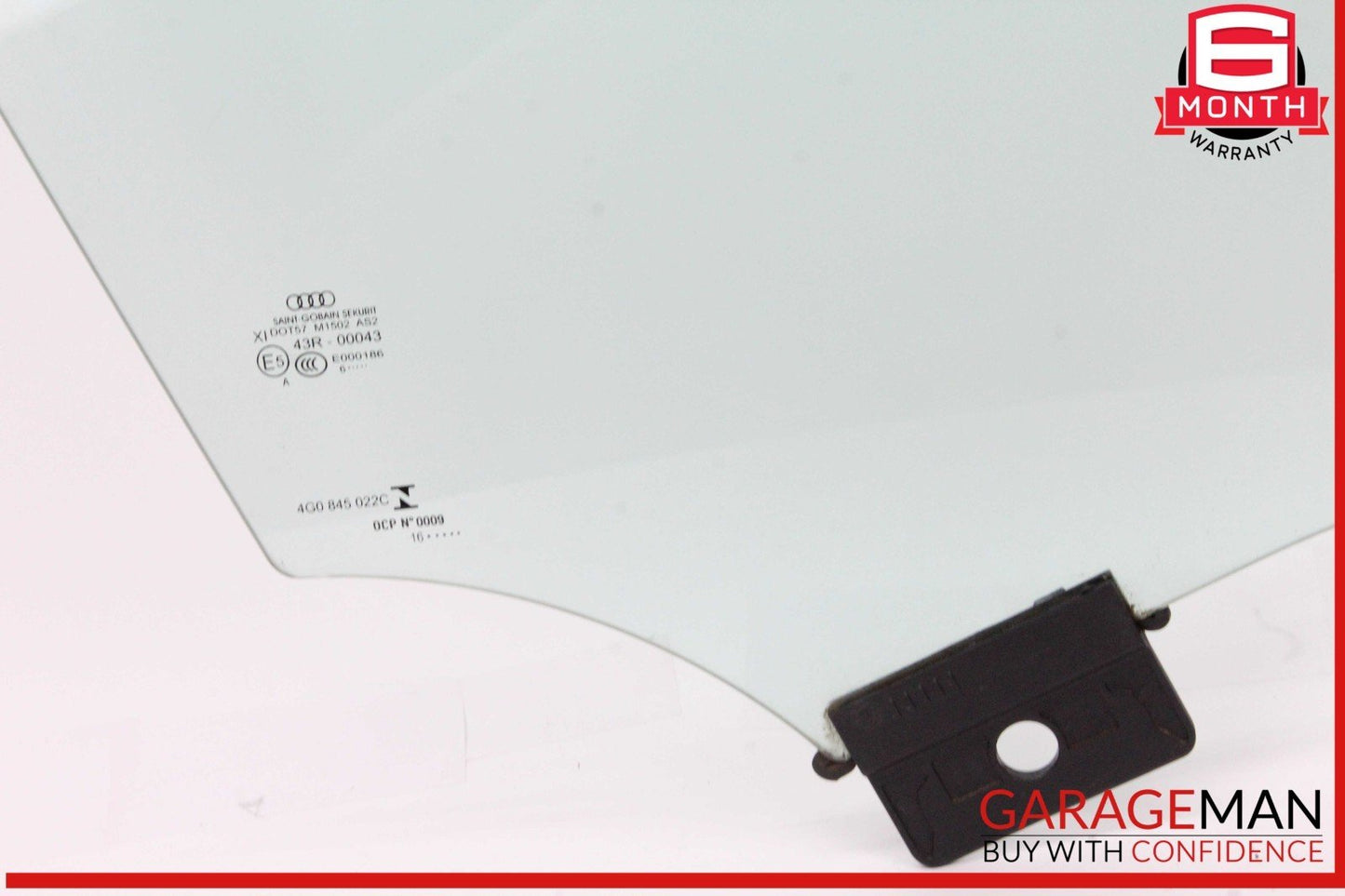 16-18 Audi A6 S6 Front Right Passenger Side Door Window Glass OEM