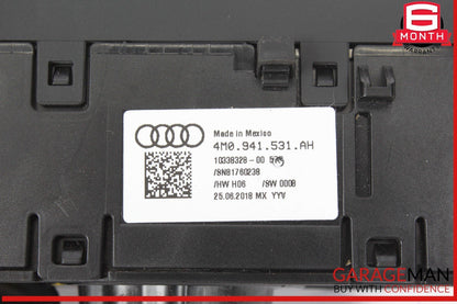 18-24 Audi Q5 Dash Dashboard Headlight Headlamp Control Switch 4M0941531AH OEM