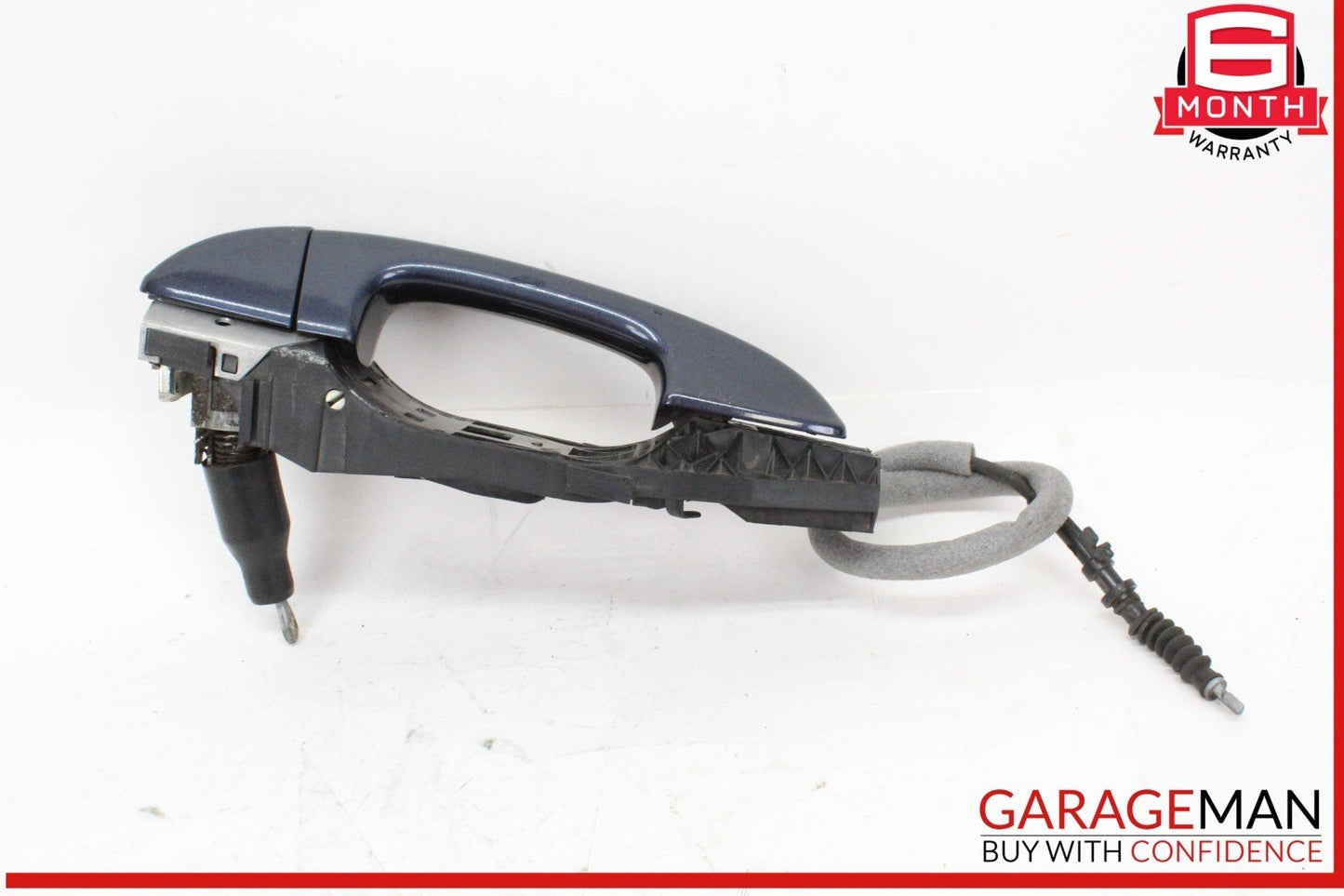11-18 Porsche Cayenne 958 Front Left Driver Side Exterior Door Handle Blue OEM