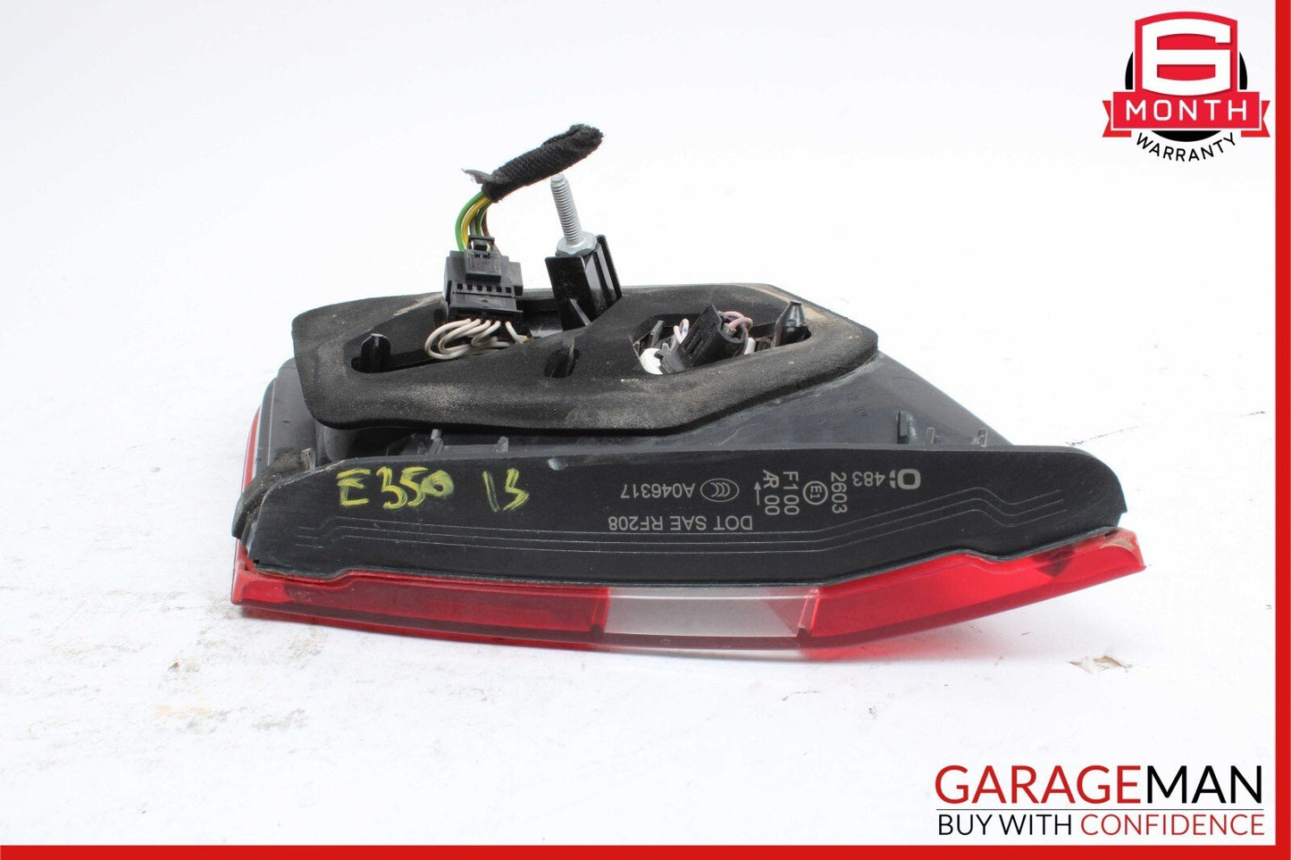 10-13 Mercedes W212 E350 E400 Rear Left Side Inner Tail Light Taillight Lamp