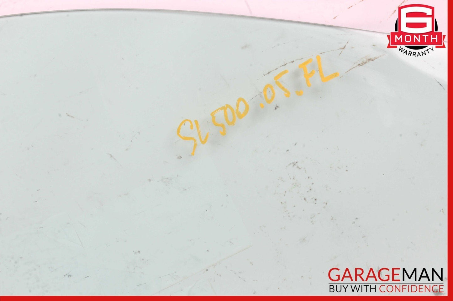 03-12 Mercedes R230 SL500 SL55 AMG Front Left Driver Side Door Window Glass OEM