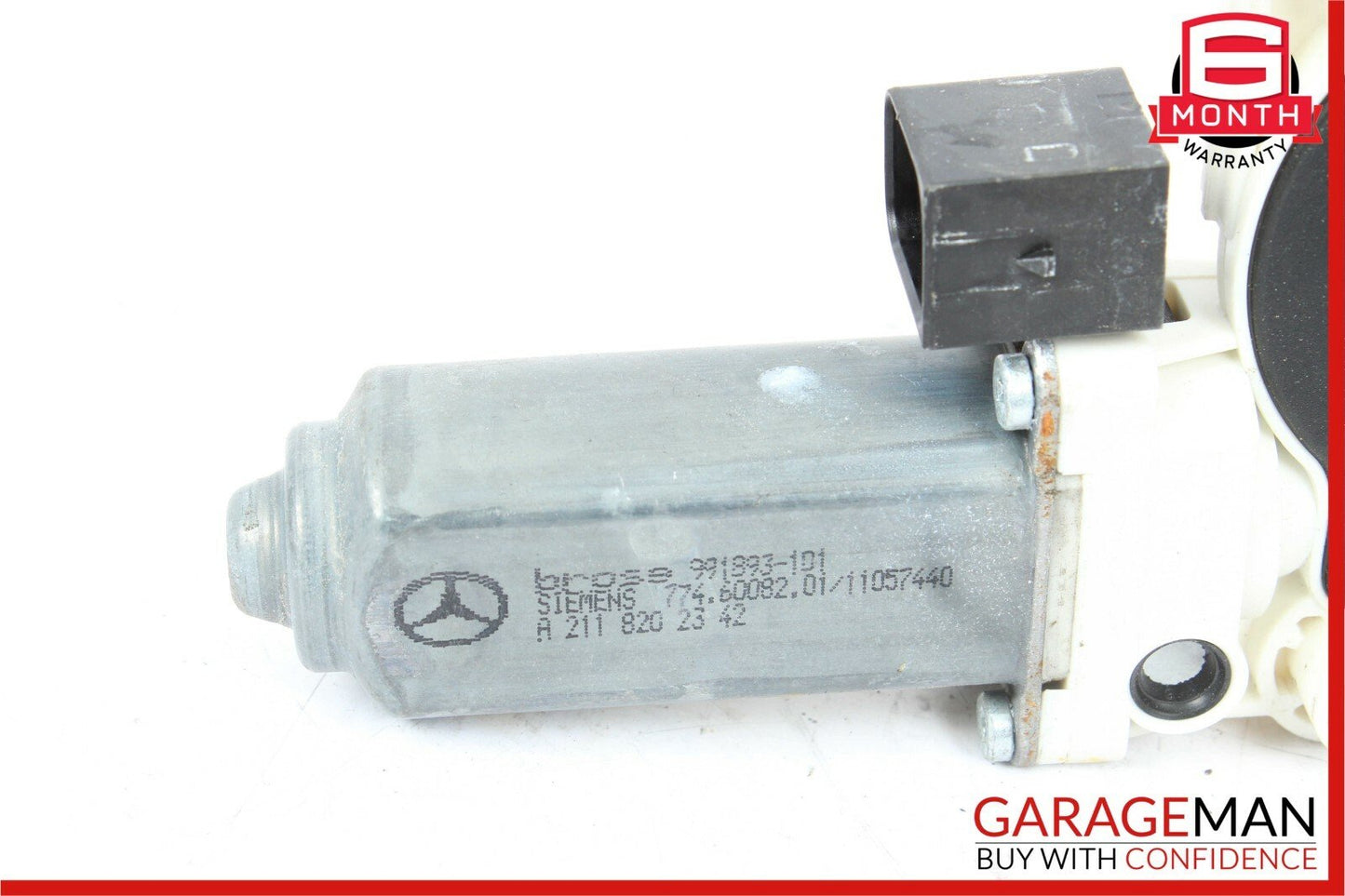 03-09 Mercedes W211 E350 E550 Rear Left Driver Side Window Regulator Motor OEM