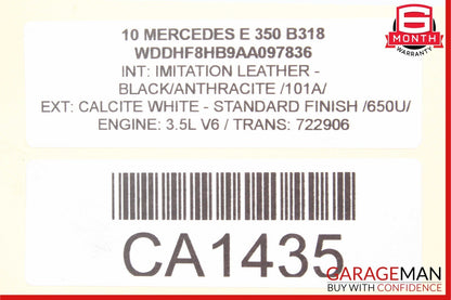 00-13 Mercedes W212 E350 GLK500 S500 Engine Throttle Valve Body 1131410125 OEM