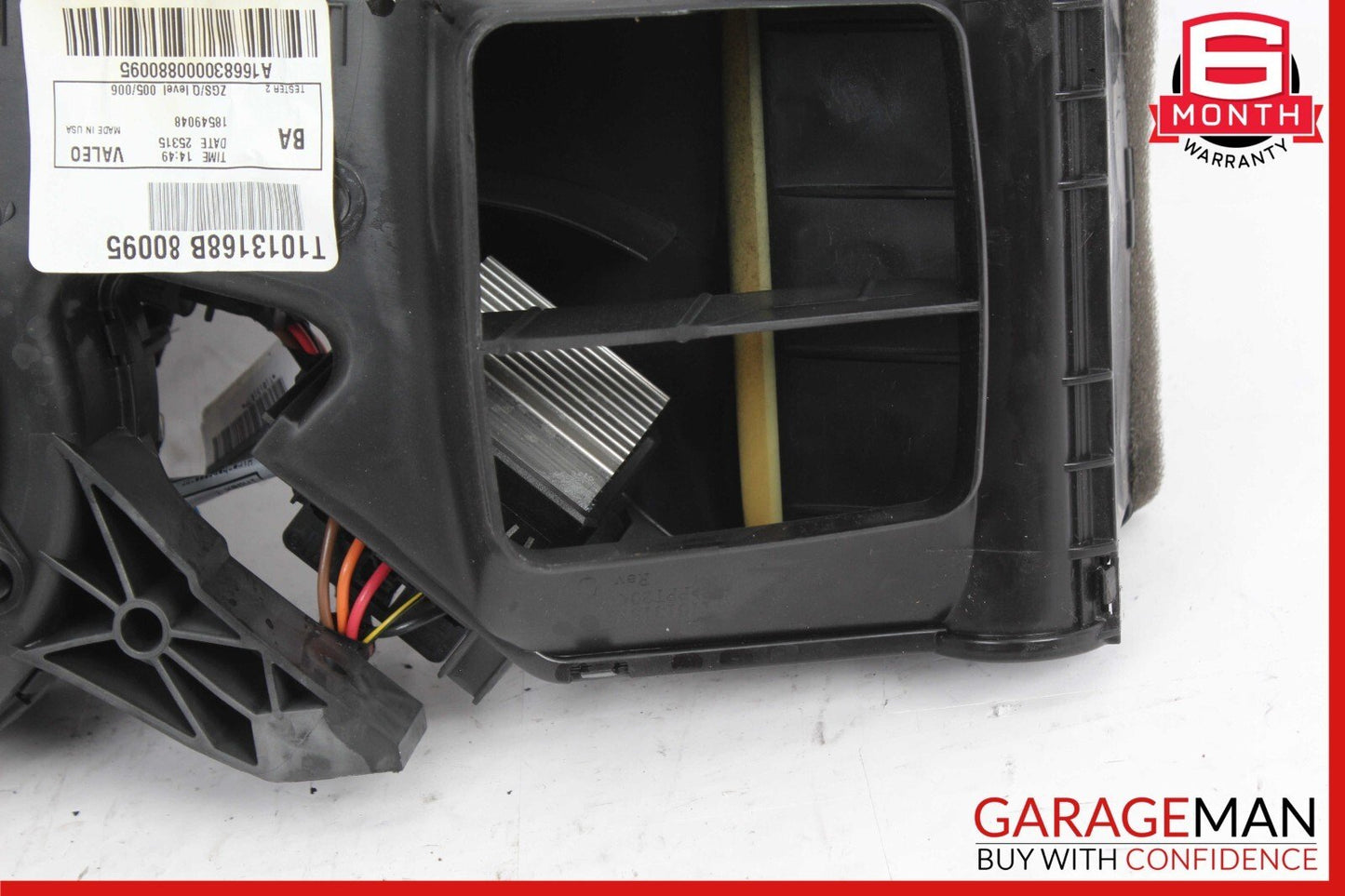 13-16 Mercedes W166 GL450 Rear A/C AC Heater Blower Motor Fan Unit Assembly OEM