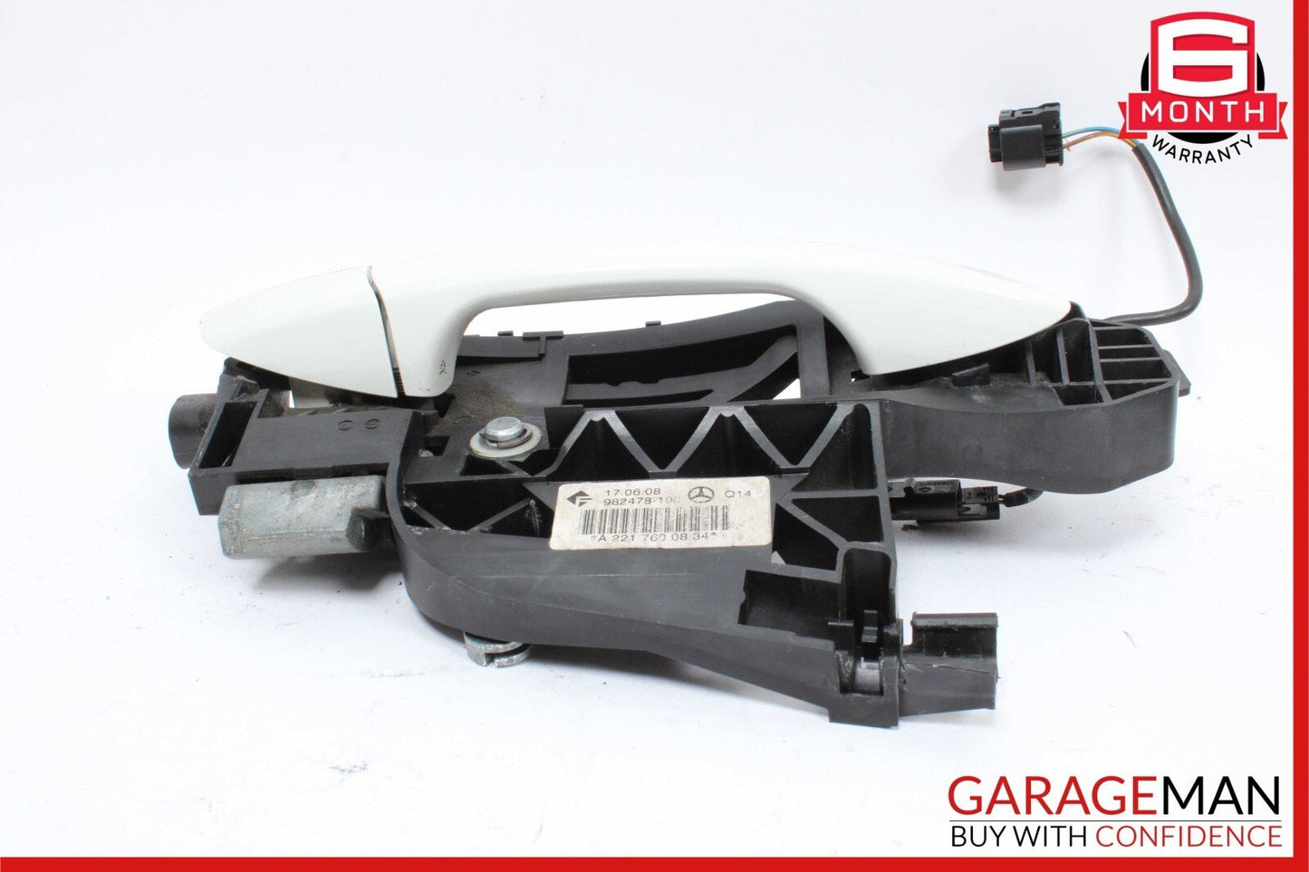 07-13 Mercedes W221 S550 Rear Right Side Keyless Go Exterior Door Handle White