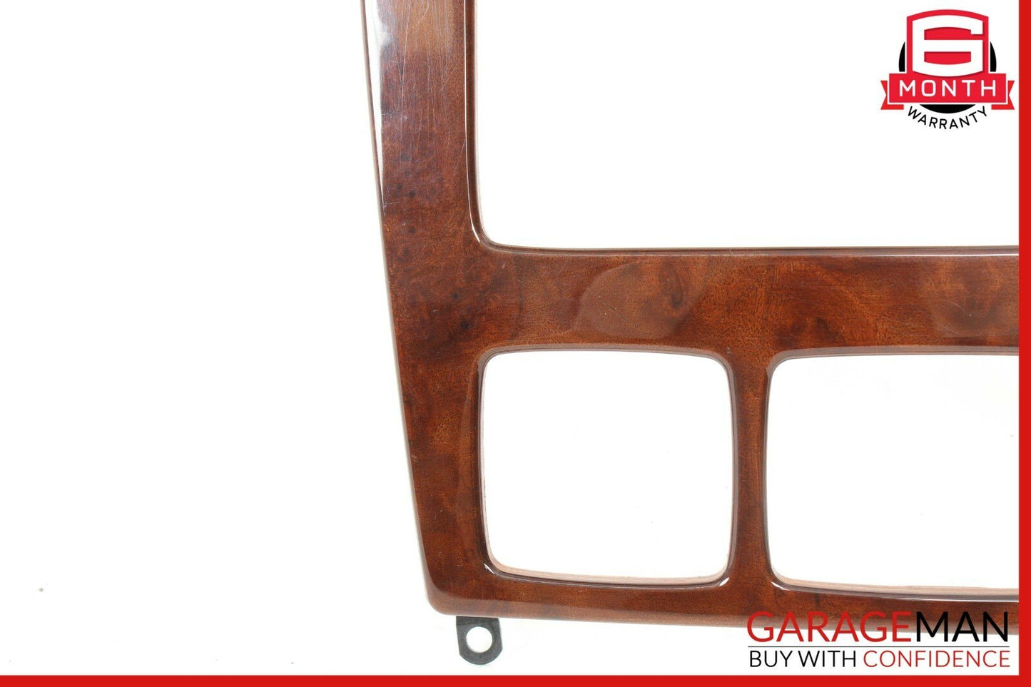 00-02 Mercedes W220 S430 S600 Radio Dash Wood Trim Bezel Panel Cover Wood OEM
