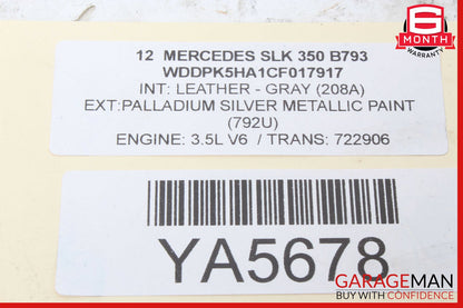 12-20 Mercedes R172 SLK350 Rear Left or Right Upper Control Arm OEM