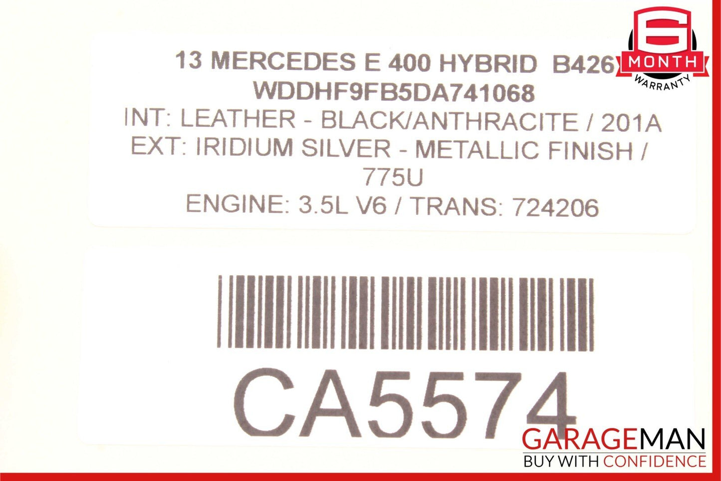 10-16 Mercedes W212 E400 E350 C300 Front Active Lane Assist Front Camera OEM
