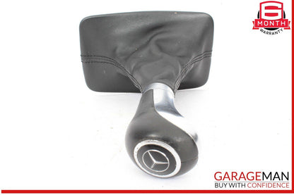 12-14 Mercedes W204 C250 C300 Floor Gear Shift Shifter Knob Boot Cover Black OEM