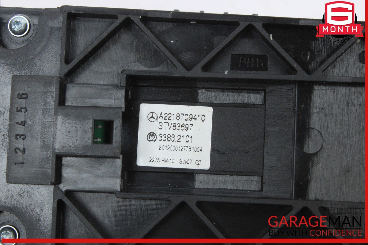 10-13 Mercedes W221 S550 Rear Left or Rear Right Side Window Control Switch OEM