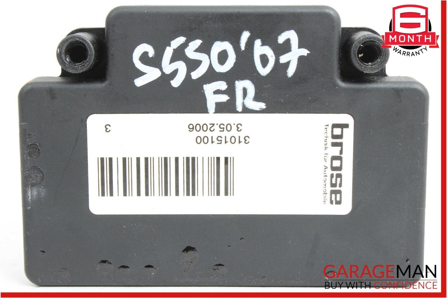 07-09 Mercedes W221 S550 Front Right Passenger Side Seat Occupancy Weight Sensor