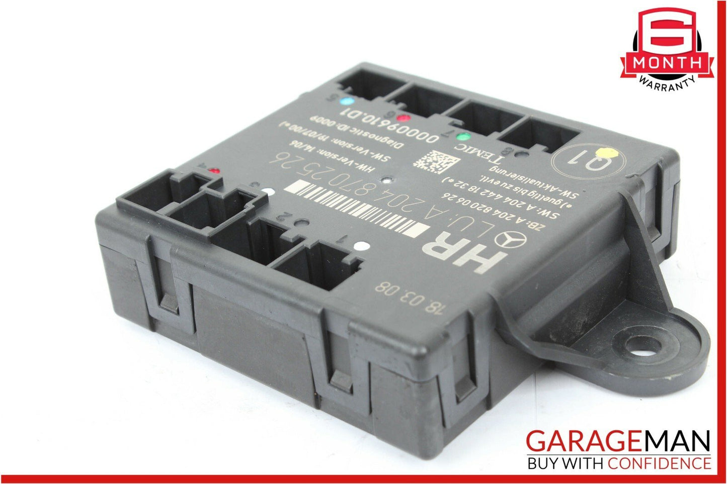 08-14 Mercedes W204 C300 Rear Right Passenger Side Door Controller Module Unit