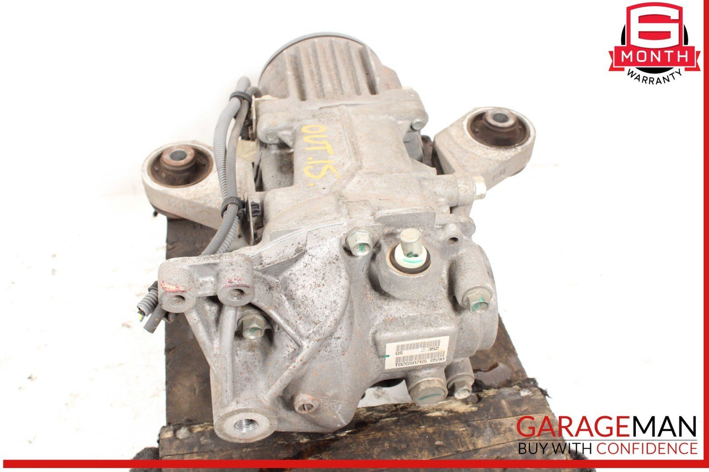 11-24 Mitsubishi Outlander Sport Differential Carrier Rear Axle 2.0L 4WD OEM