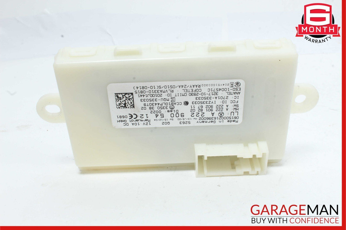 14-19 Mercedes W205 C300 GLC350 S550 Keyless Go Entry Control Module OEM