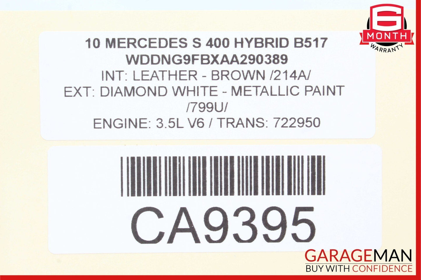 10-14 Mercedes W221 S400 S550 CL550 Fuse Box Control Module 0005406050 OEM