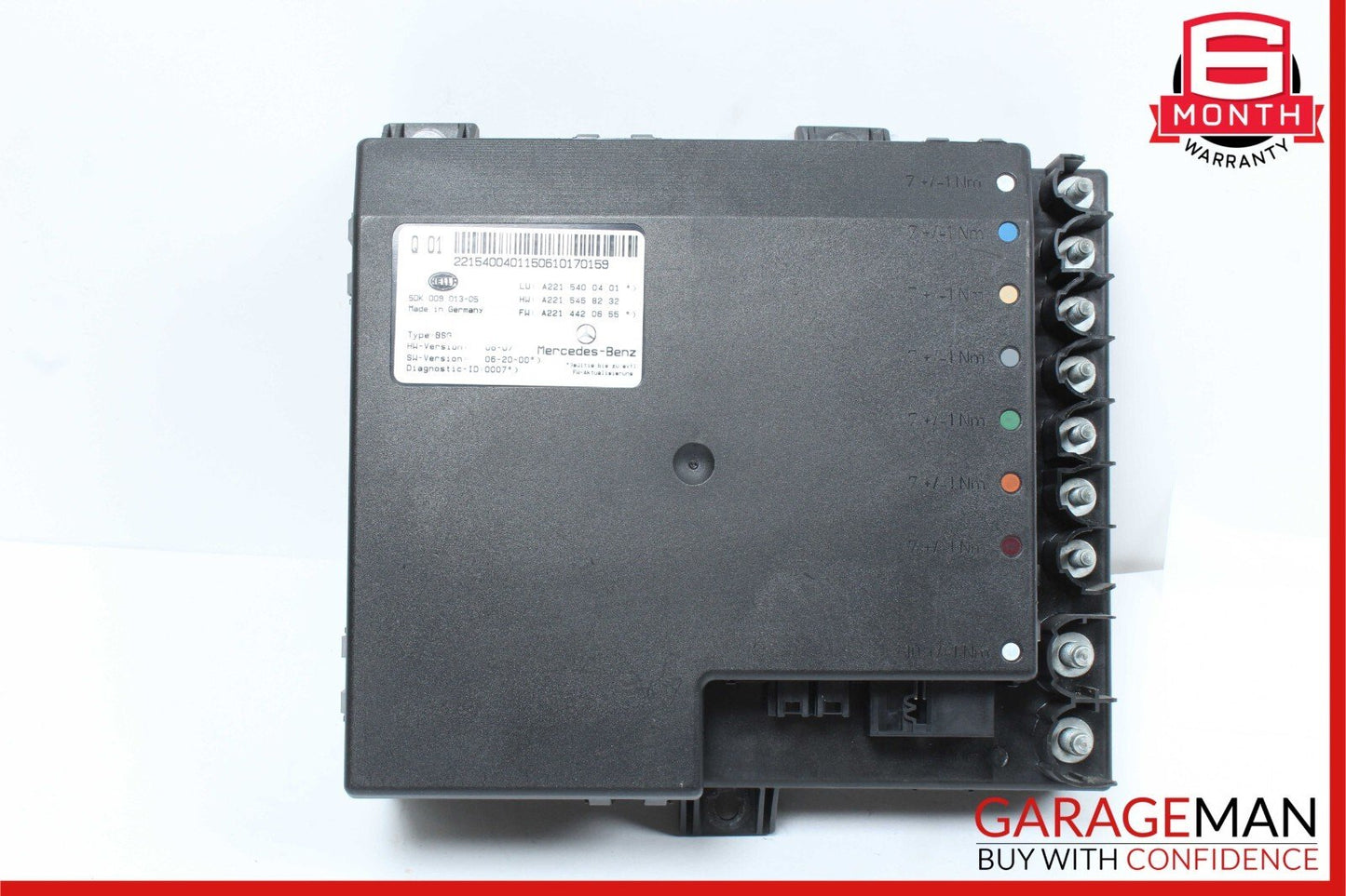 07-14 Mercedes W221 S550 CL550 Electric Power Supply Control Fuse Box Module OEM