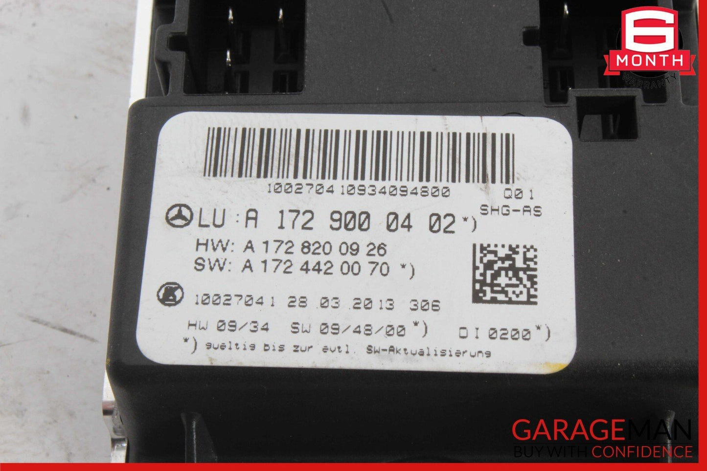 11-20 Mercedes W207 E550 SL550 SLK250 Seat Airscarf Control Module Unit OEM