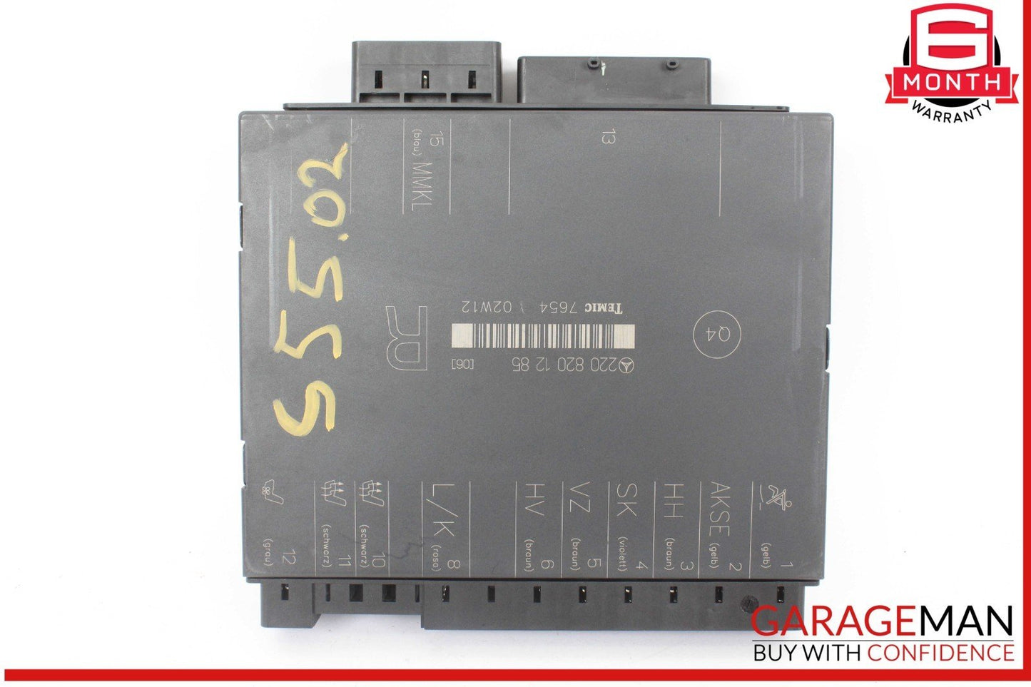 01-06 Mercedes W220 S55 AMG S430 Front Right Side Seat Control Module Unit OEM