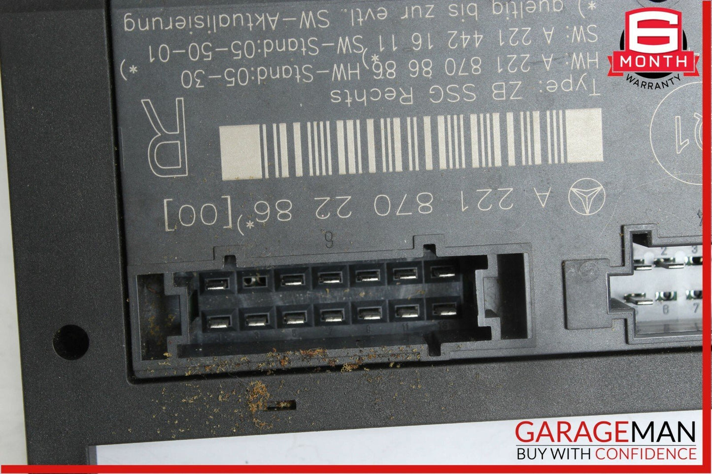 07-09 Mercedes W221 S550 S65 AMG Front Right Side Under Seat Control Module OEM