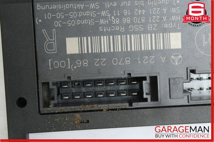 07-09 Mercedes W221 S550 S65 AMG Front Right Side Under Seat Control Module OEM