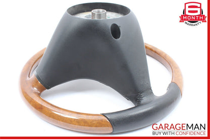 09-12 Mercedes R171 SLK300 SL550 SLK350 3 Spoke Steering Wheel Black Wood