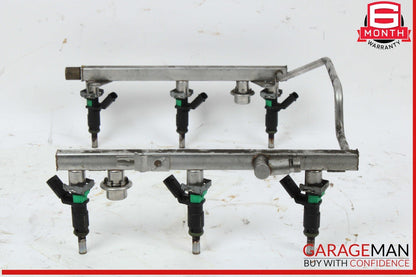 05-12 Mercedes W204 C300 R350 Fuel Injector Rail w/ Fuel Injectors Assembly OEM