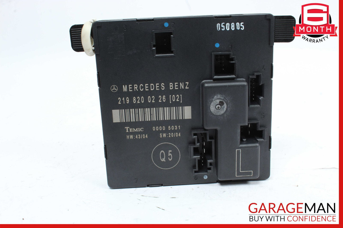 06-11 Mercedes W219 CLS550 CLS350 Rear Left Door Control Module 2198200226 OEM
