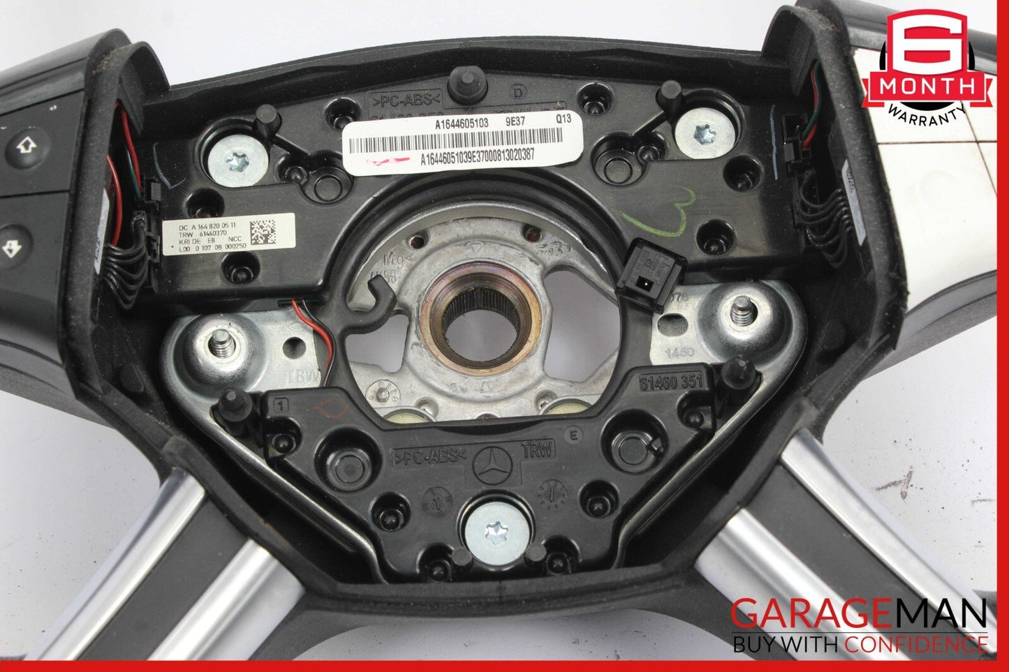 06-08 Mercedes X164 GL450 ML550 R500 GL320 Steering Wheel Anthracite OEM