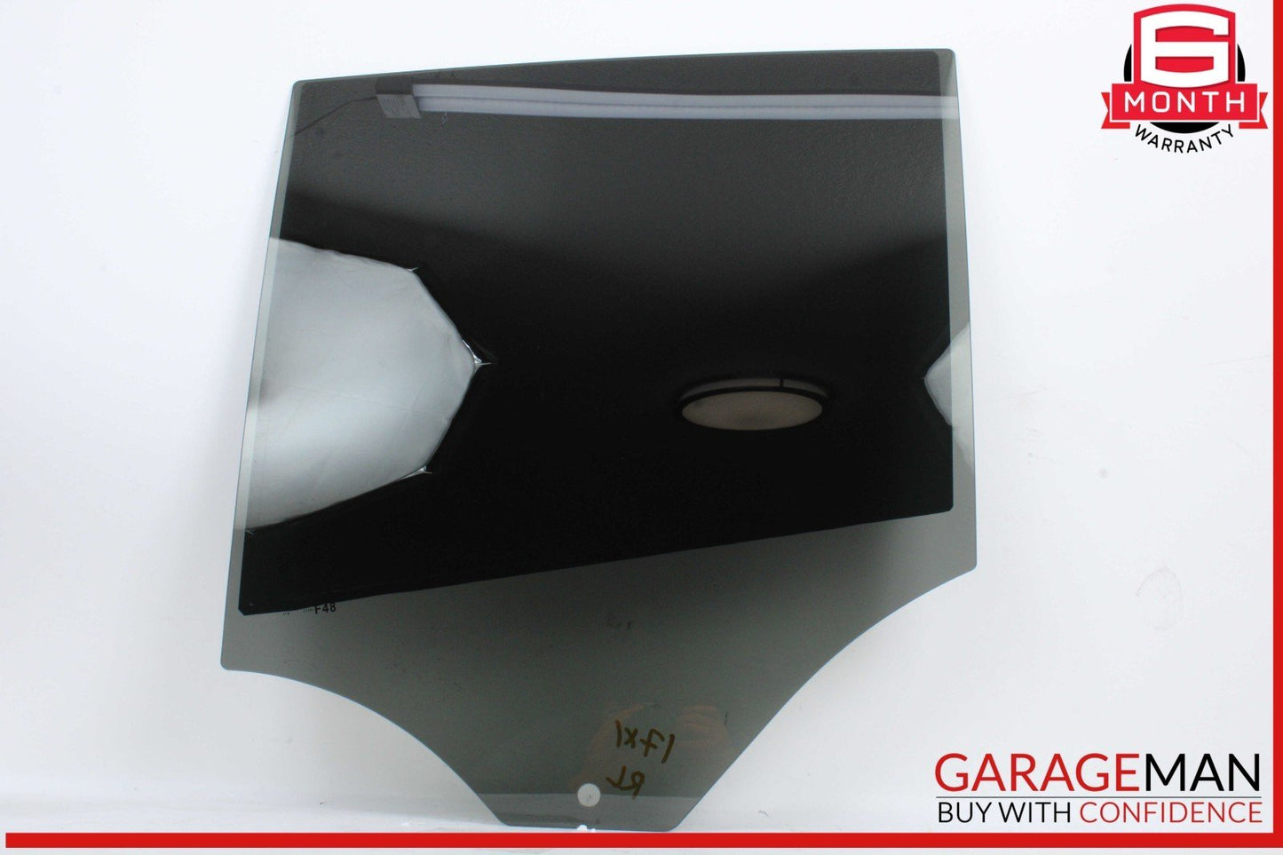 16-22 BMW X1 Rear Left Driver Side Door Window Glass 7388869 OEM