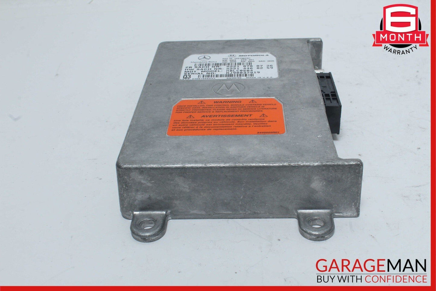 06-14 Mercedes X164 GL450 SL550 S550 Voice Communication Control Module Unit OEM