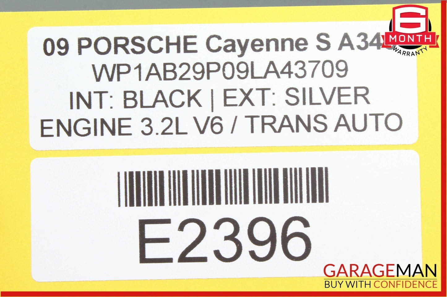 08-10 Porsche Cayenne S 957 Tire Pressure Monitor Control Module OEM