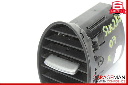 05-11 Mercedes R171 SLK280 Air AC Vent Dash Left or Right Side Black OEM