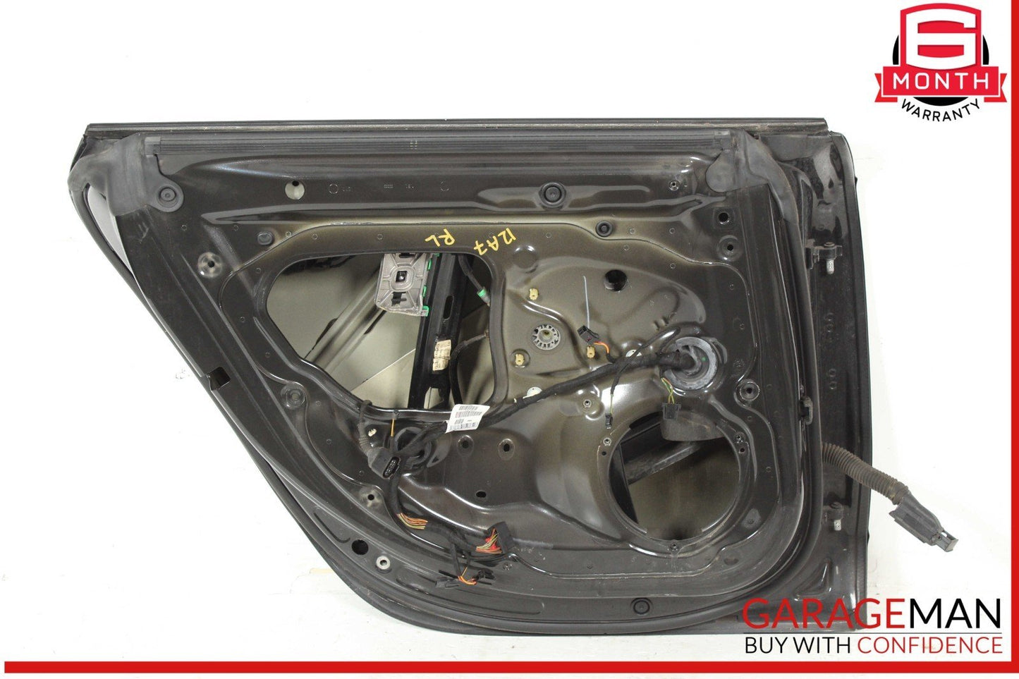 12-18 Audi A7 RS7 S7 Rear Left Driver Side Door Shell Panel Black OEM