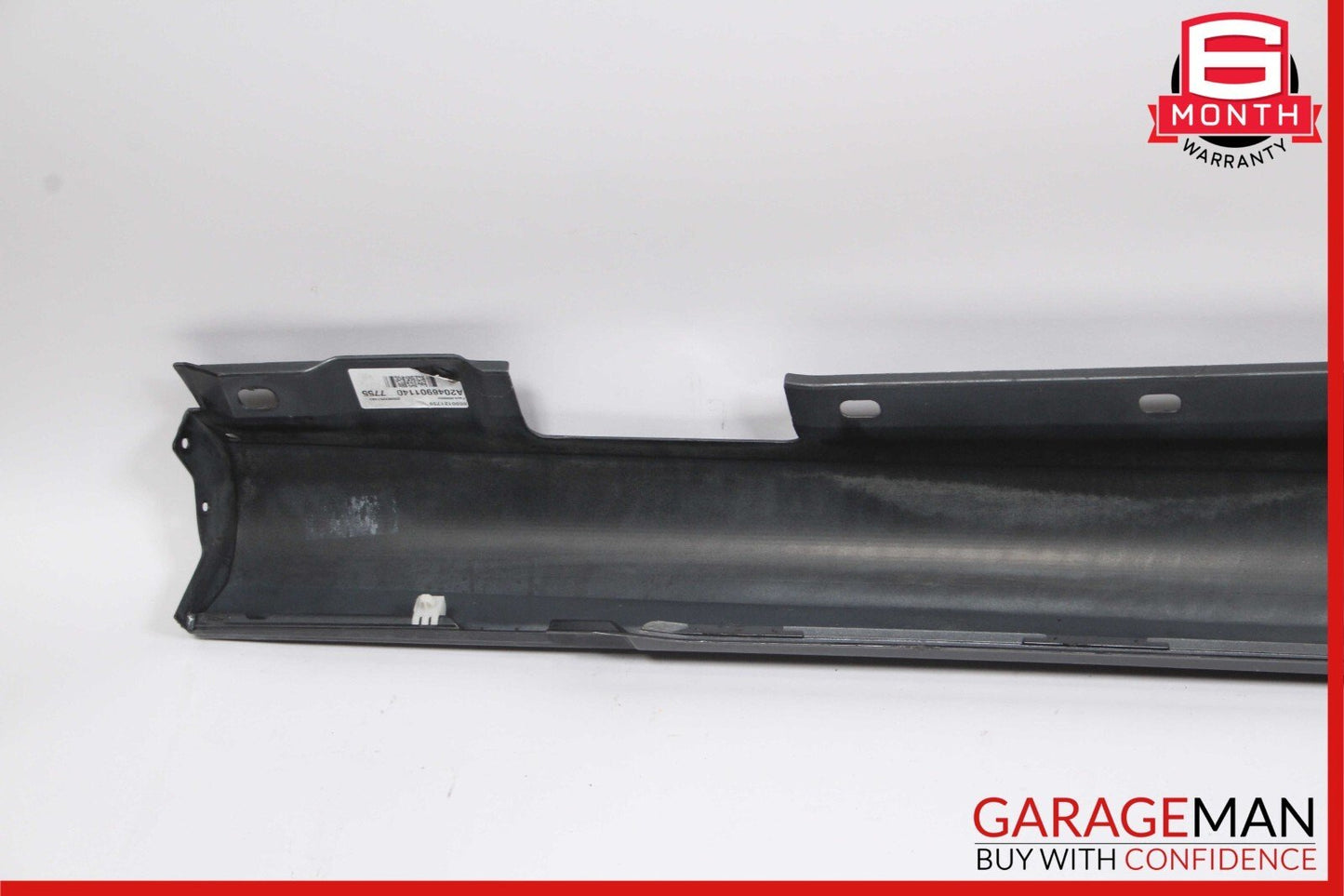 08-14 Mercedes W204 C300 C350 Left Rocker Panel Side Skirt Molding Cover Gray